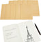 GIFTEXPRESS 8.3" x 5.5" Sketch Book - 4 Pack Unlined Blank Drawing Notebook 60 Pages, 30 Sheets - 80 GSM Acid Free Paper Art Journal Supplies for ...