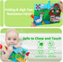 2 PCS High Contrast Crinkle Baby Books 0-6 Months Interactive Sensory Baby Toys 9-12 Month Montessori Activities Touch Feel Infant Book 0-3-6 Mont...