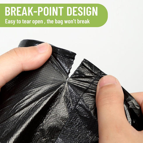 Black Small Trash Bags 4 Gallon, 100 Count Small Garbage Bags Bathroom Trash Bags Black Trash Bags Trash Can Liners Mini Trash Bags Trash Bags Uns...