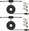 2pcs FM Radio Antenna FM Dipole Antenna FM Antenna for Stereo Receiver Indoor Most Music System FM Radio Home Stereo Receiver AV Audio Vedio Home ...