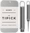 DAILYCARRYCO. TiPick Titanium Toothpick Holder - Portable Metal Travel Toothpick - Reusable EDC Micro Toothpick - Compact & Convenient, On-the-Go ...