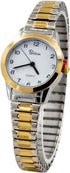 Women Classic Stretch Band Easy-to-Read Watch(Doesn't Fit Small Wrist)...