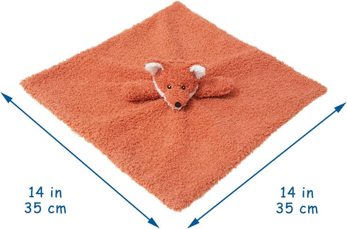 Baby Orange Fox Soft Stuffed Animal Security Blanket, Plush Fox Character Lovey Blanket, Baby Shower/Nursery Gift, Cuddly Newborn, Infant, Toddler...