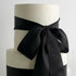 MEEDEE Black Silk Ribbon 2 Inch Silk Ribbon Black Pure Silk Hair Ribbon Black Satin Silk Ribbon 5 Yards On Spool Black Ribbon for Crafts, Wedding ...