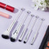 NICENEEDED 2 Set Beaded Eyeshadow Brush, Metal Handle Beadable Makeup Brush Kit, DIY Makeup Comestic Brushes Beaded Brushes Kit for DIY Beaded Mak...