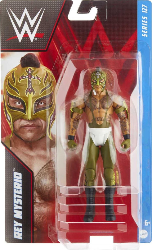 WWE Basic Rey Mysterio Action Figure, Posable 6-inch Collectible for Ages 6 Years Old & Up, Series # 127...