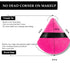 Powder Puffs for Face Powder 15 PCS Triangle Powder Puff Velvety Soft Reusable Makeup Puff for Powder and Liquids,Makeup Sponge Under Eye and Corn...