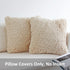JOJUSIS Fluffy Decorative Throw Pillows Covers 18x18 Inch Luxury Soft Faux Fur Fleece Cushion Cover Pillowcase Pack of 2 Beige...