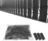XKMT- Black Mouting Bracket For Chain Link Fence View Blocking Privacy Tape Weave...