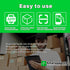 QR Code Labels for Storage Bins,Office Organization,Moving Containers,Inventory Organizer | Pack and Track on iOS,Android App| 60 Unique Coded Sti...