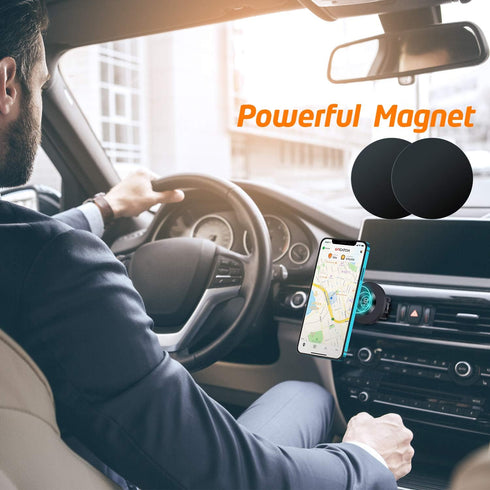 WixGear Magnetic Phone Car Mount, Universal Air Vent Magnetic Phone Car Mount Phone Holder, Compatible with iPhone 12 and with All Cell Phones, iP...
