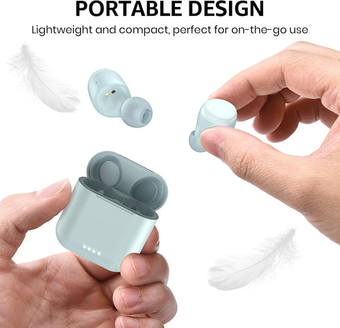 TOZO T6 (Ergonomic Edition) Wireless Earbuds Bluetooth 5.3 Headphones, Ergonomic Design in-Ear Headset, 50Hrs Playtime with Wireless Charging Case...