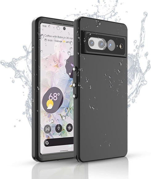 Google Pixel 7 Pro Case Waterproof, IP68 Certified Waterproof Shockproof Built-in Screen Protector Full Body Case for Pixel 7 Pro 2022 (Black)......