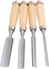 Semicircle Chisel Inner Edge Woodworking Gouge for Carpenter Wood Hand Chisel Tool Pack of 4...