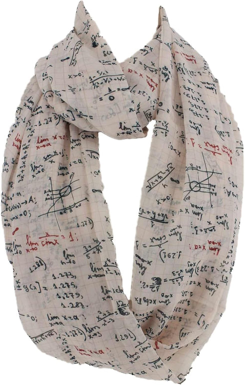 Mathematics Infinity Scarf Circle Geek Scarf...