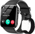 IOWODO Smart Watch for Men Women - 1.85''HD Screen with Make and Answer Calls, with AI Voice Assistant, SpO2/Heart Rate/Sleep Monitor, 100+ Sports...