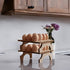Stackable Wooden Egg Holder Countertop Egg Organizer for Fresh Eggs,Rustic Double Layer Egg Tray Rack Gathering 24 Eggs Display Stand for Home Kit...