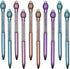 Maydahui 24PCS Pineapple Ballpoint Pen Retractable Fruit Pens Crystal Quicksand Bling Pen Black Ink for Party School Office Supplies...