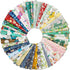 Fat Quarters Fabric Bundles, 50 pcs/lot Top Cotton 5.9" x 5.9" (15cm x 15cm) Squares Patchwork, Precut Quarter Sheets & Different Pattern for DIY ...