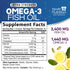 Fish Oil 2400 mg with Omega-3, EPA & DHA - Triple Strength Omega Supplement - Natural Support for Immune, Heart & Brain Health - Nature's Lemon Fl...