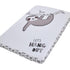 Little Love by NoJo Let's Hang Out Grey and Ivory Sloth Photo Op Fitted Mini Crib Sheet...