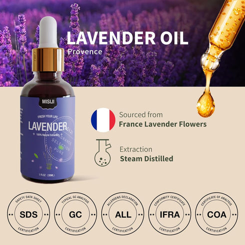 Essential Oils-MISIJI Lavender Essential Oils for Diffuser for Home,Diffuser Oils Scents for Aromatherapy,Laundry,Candle&Soap Making,Humidifiers 1...