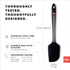 DI ORO Silicone Spatula - 600°F Heat-Resistant Rubber Kitchen Spatula for Baking, Scraping, & Mixing - BPA Free Nonstick Cookware Safe Flexible Ut...