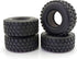 4pcs 1.0" Crawler Tires Micro Rubber Tires for SCX24 Gladiator Bronco C10 JLU Deadbolt B17 Axial 1/24 RC Crawler Car (54 mm)...