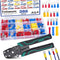 Tnisesm 301Pcs Insulated Wire Electrical Connectors Assortment Kit with Ring, Spade, Butt, Quick Disconnect, Crimp Automotive Cable Terminals...