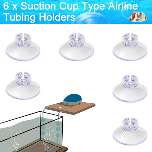 15 Feet Airline Tubing Standard Aquarium Air Pump Accessories with Air Stone Disc, Check Valves, Suction Cups and Connectors for Nano Air Pumps Sm...