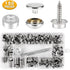 CENOZ 150 PCS Canvas Snap Kit Tool, Metal Screws Snaps Marine Grade 3/8" Socket Stainless Steel Boat Canvas Snaps with 2 PCS Setting Tool for Boat...