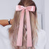 jijAcraft Pink Ribbon 1-1/2 Inch x 25 Yards Satin Gift Ribbon, Pink Polyester Satin Ribbon Holiday Ribbon for Present Package, Wedding Gift Wrappi...