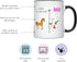 YouNique Designs 40th Birthday Mug, 11 Ounces, Funny 40th Birthday Coffee Cup For Women, Unicorn Mug …...