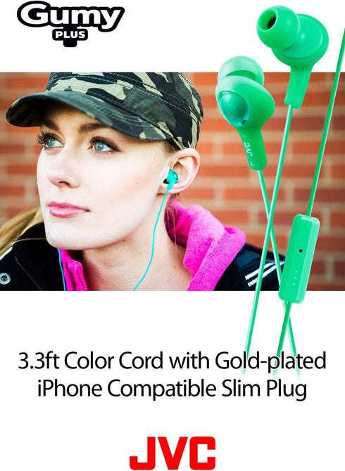 JVC HAFR6V Gumy Plus Headphones (Violet)...