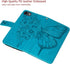 for iPhone SE 2022/SE 2020 Case, 6/6S/7/8 Wallet Case | Butterfly Floral Embossed, Wrist Strap, Card Holder Slots, Stand Leather Protective Flip C...