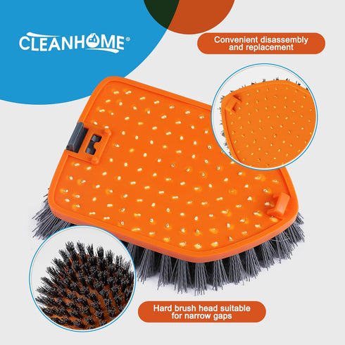 Tile Scrubber Brush Replacement Head 2 Pieces?Fit for ASIN:B09GF2LSZ8...