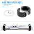 Pump Union Split Nut Repair Kit for Hot Tub Parts Pump Union 2" MBT - 0121109020 400-5301 Spa hot tub Split nut Pair w/Screws (1 Pack)...