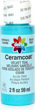 Delta Creative Ceramcoat Acrylic Paint in Assorted Colors (2 oz), 3048, Velvet Teal...