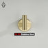 JQK Bathroom Towel Hook Brushed Gold, Brass Coat Robe Clothes Hook for Bathroom Kitchen Garage Wall Mounted (Pack of 2), SUS 304 Stainless Steel 0...
