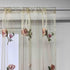 Luxury Embroidered Sheer Curtain for Living Room 84 inch Length Custom Romantic Elegant Luxurious Delicate Embroidery Drape Window Dressing Sheer ...
