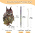 Owl to Keep Birds Away, 3Pcs Bird Scare Reflective Hanging Decoration for Garden Patio, Effective Bird Control with Reflective Tape to Keep Birds ...