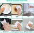 200 Pack Eraser Sheets Disposable Cleaning Sponge Thin Melamine Foam Sponge Eraser Nano White Eraser Wipes for Bathroom Kitchen Dish Furniture, Ha...