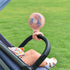 WiHoo Portable Stroller Fan, 11H Ultra-long Battery Life 3 Speed 360°Rotate, USB Rechargeable or Battery Operated Cooling Clip On for Baby Crib Tr...
