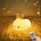 YOTOZU Cute Bunny Night Light, USB Rechargeable Cute Night Ligh with Touch Sensor and Remote Control 4 Modes 16 Colors Kid Night Light for Girls, ...