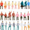 200 Pieces People Figurines 1:75 Scale Model Trains Architectural Plastic People Figures Tiny People Sitting and Standing for Miniature Scenes...