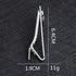 Business Tie Bar Men Tie Clip Creative Silver High-end Fashion Clips Gifts Charms Jewelry Pins Music Note Decoration Shirt Suit Clothing Accessori...