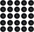 Military Anchor Style Navy Peacoat Pea Coat Jacket Coat Large Buttons, LOT/Bag of 25 Buttons (Black)...