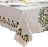 LIBERECOO Vinyl Tablecloth 52 inch Round Exquisite Floral Plastic Tablecloths Stain-Resistant 100% Waterproof Table Cover for Home and Dining Indo...