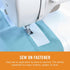 VELCRO Brand Sew On Fabric Tape-Substitute for Snaps Buttons or Zippers-Alterations and Hemming-15ft Bulk Pack Hook and Loop Fastener, White...