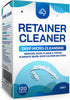 Retainer & Denture Cleaner Tablets - 4 Months Supply (120 pcs) Dental Retainers for Aligner - Mouth & Night Guards - False Teeth Whitening - Remov...
